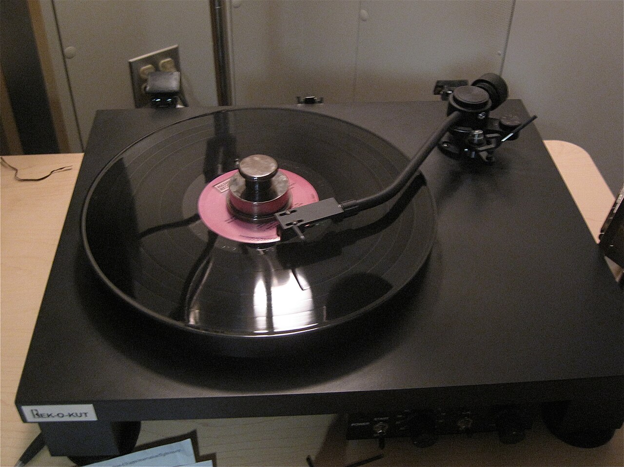 Platine et disque