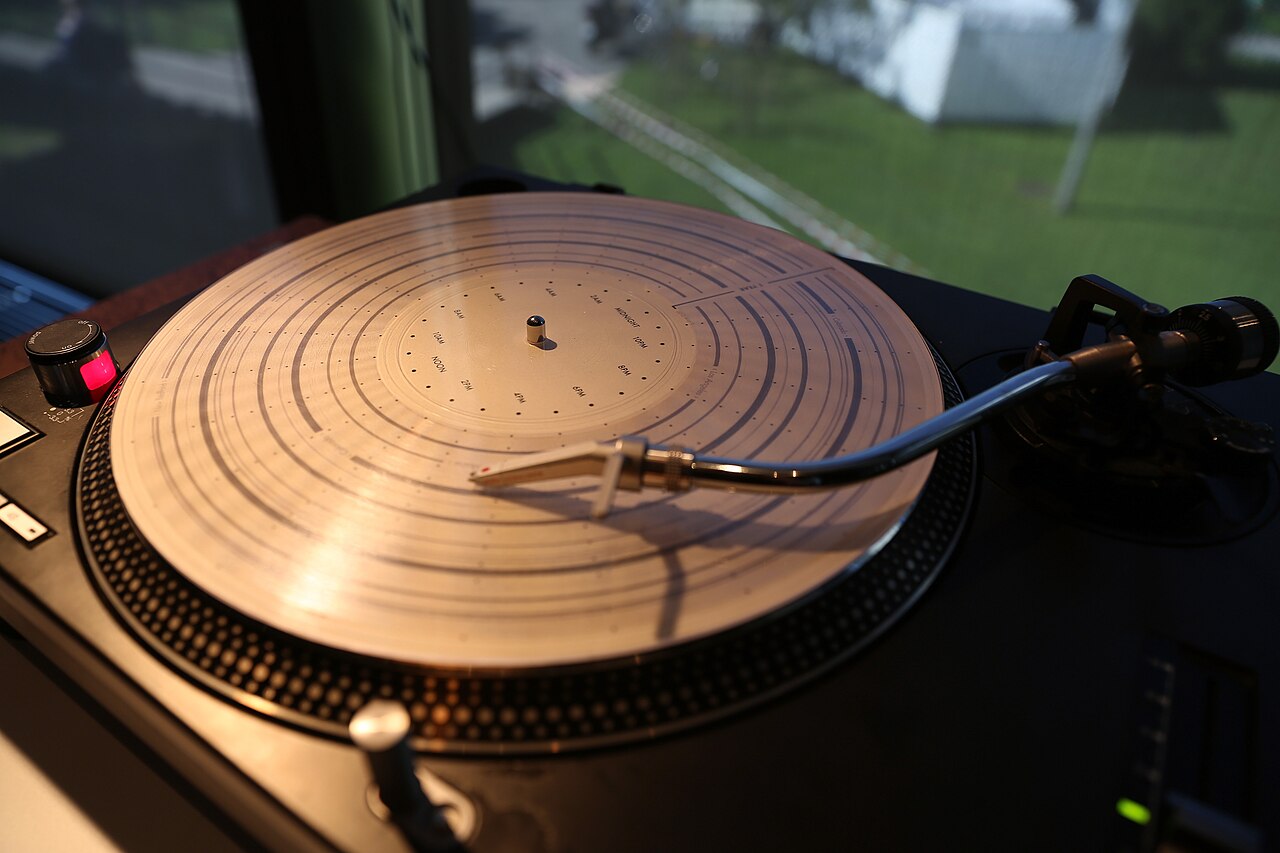 Disque vinyle clair